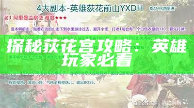 探秘荻花宫攻略：英雄玩家必看