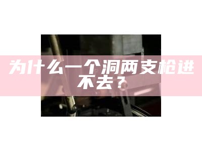 为什么一个洞两支枪进不去？