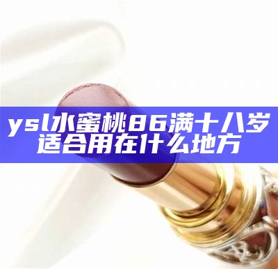 ysl水蜜桃86满十八岁适合用在什么地方